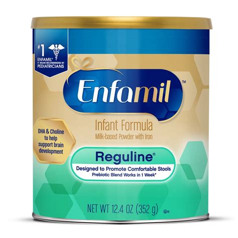 Enfamil reguline near me - 20.70 OZ, 1.29 lbs. Item # 305083. Introducing Enfamil NeuroPro. Enfamil is backed by decades of research on breast milk and multiple clinical studies on its brain building nutrition. Emerging evidence from a recent clinical study showed MFGM in formula supports cognitive development similar to breast milk.*. 